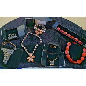Lot of 4 (8 pcs) Amway Jewelry Necklace Sets NEW See Pics Personal Accents